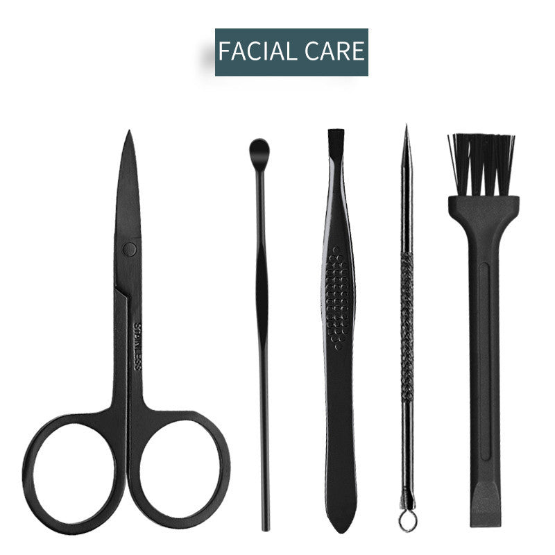 16pcs set Nail Clipper Cutter Trimmer Ear Pick Grooming Kit