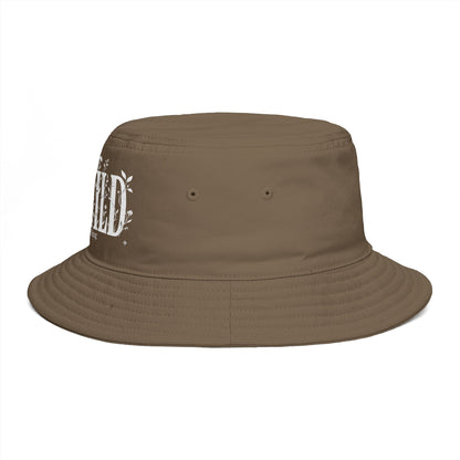 Rewild Everything Bucket Hat — Brown Outdoor Nature Hat