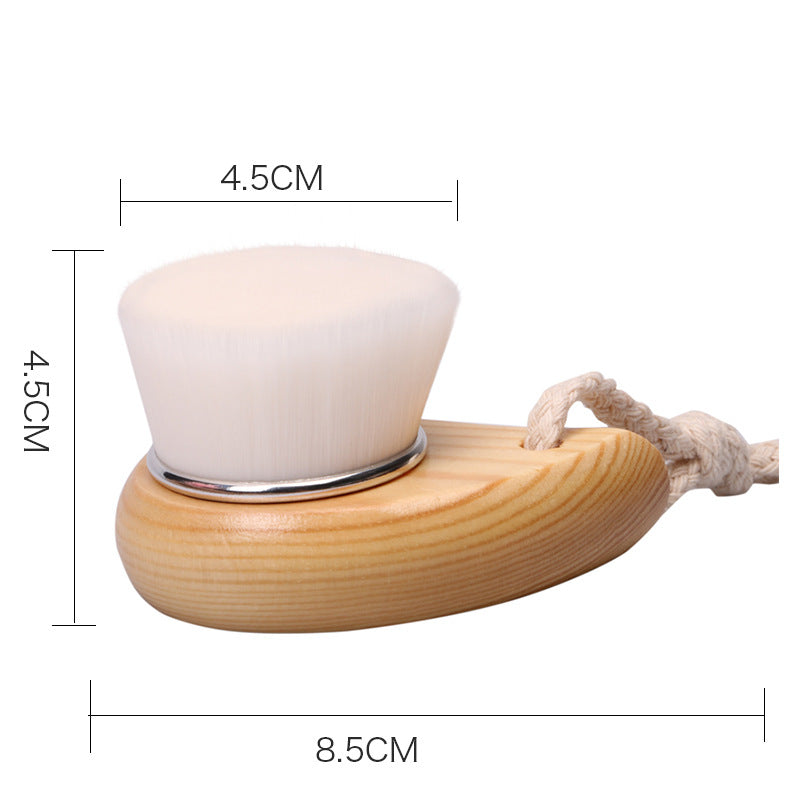 Wooden Handle Cleansing Brush