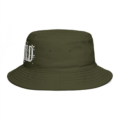 Rewild Everything Bucket Hat — Brown Outdoor Nature Hat