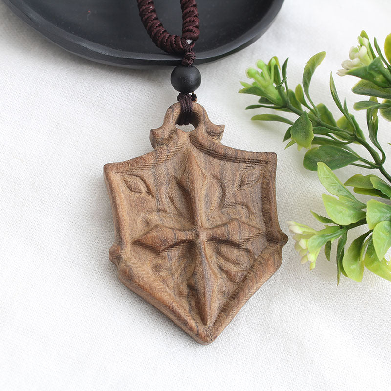 Ancient Long Sweater Wooden Chain