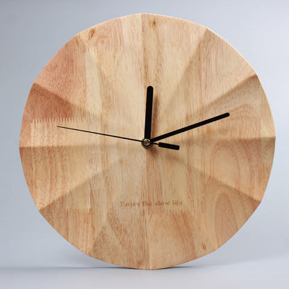 Solid Wood Wall Clock