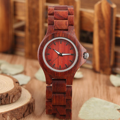 Casual Wooden Quartz Watch