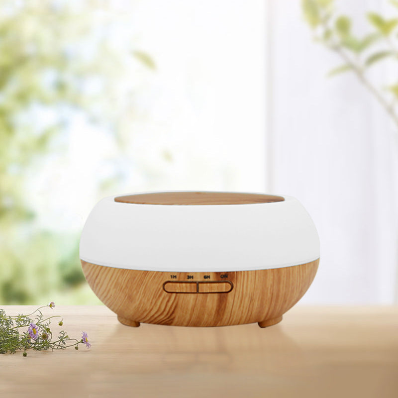 Wood Grain Round Humidifier