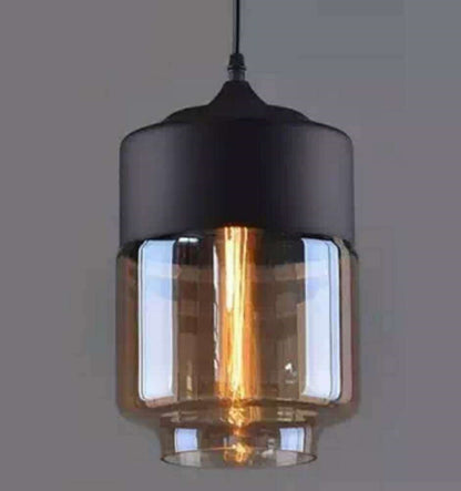 Industrial Glass Chandelier