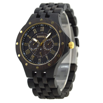 Six-pin Multi-function Quartz Watch