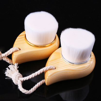 Wooden Handle Cleansing Brush