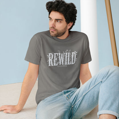 Rewild Everything T-Shirt — Botanical Nature Conservation Tee