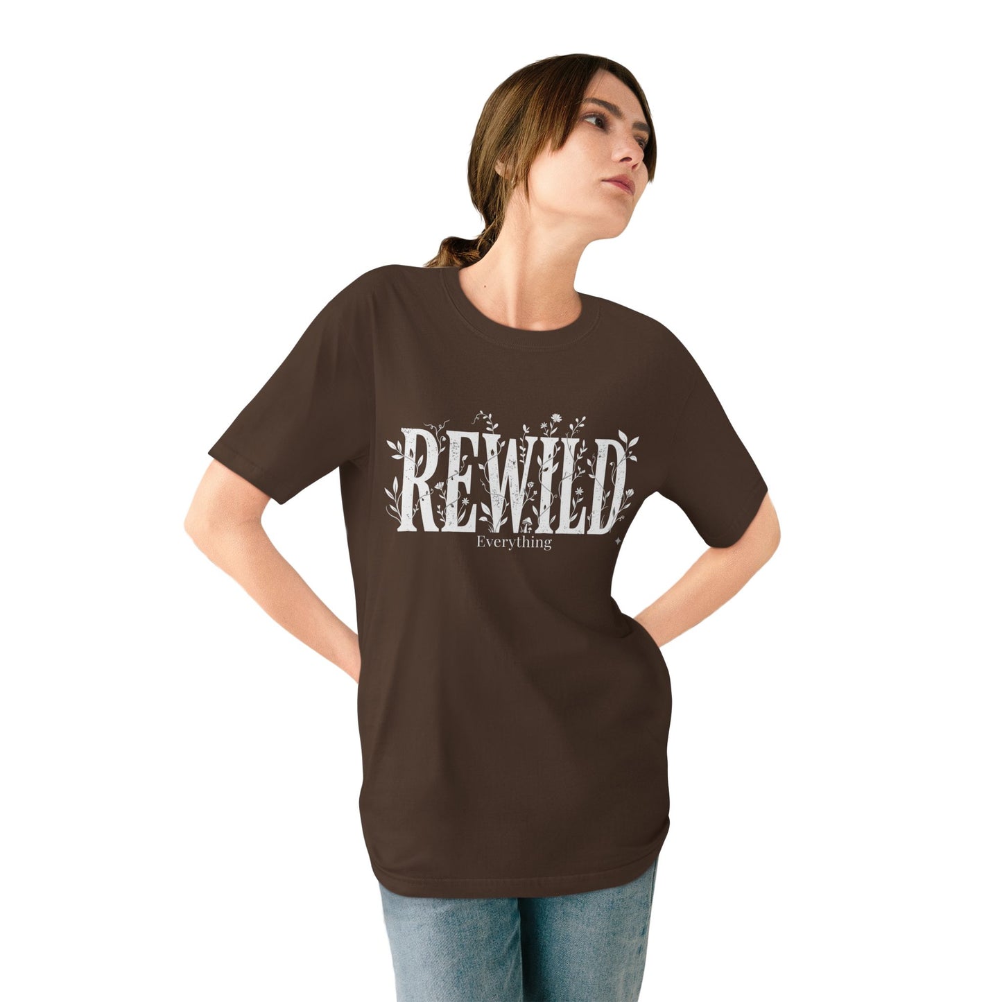 Rewild Everything T-Shirt — Botanical Nature Conservation Tee