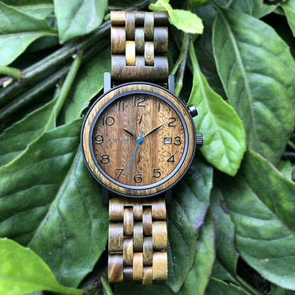 Business Quartz Movement Wood Watch
