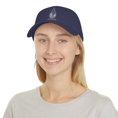 Protect Every Drop Low Profile Baseball Cap — Water Conservation Embroidered Hat