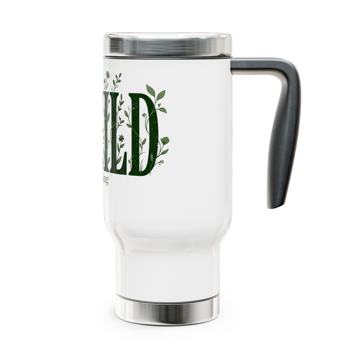Rewild Everything Travel Mug — 14oz Stainless Steel Insulated Handle Mug