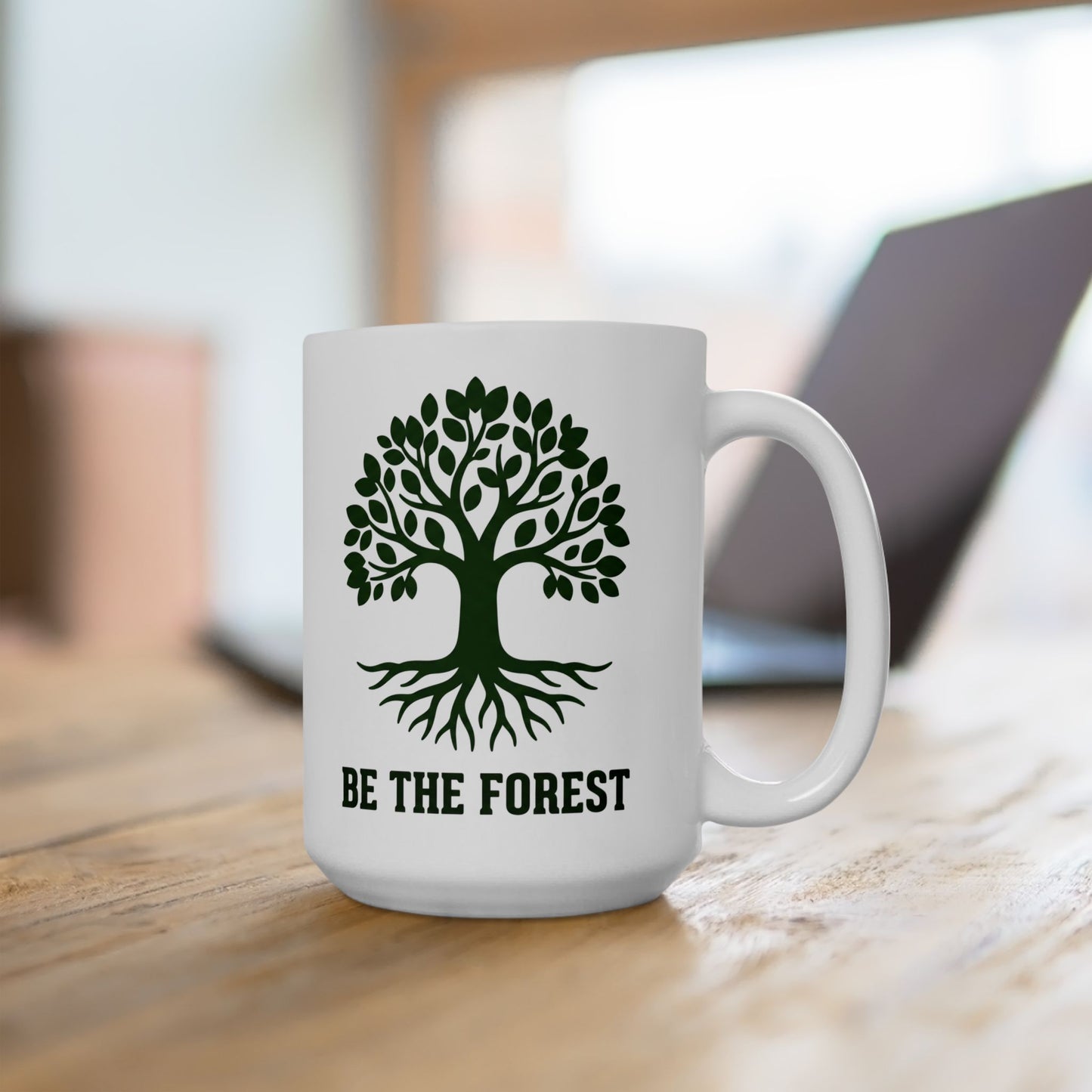Ceramic Mug — Be The Forest Botanical Coffee Tea Cup (11oz/15oz)