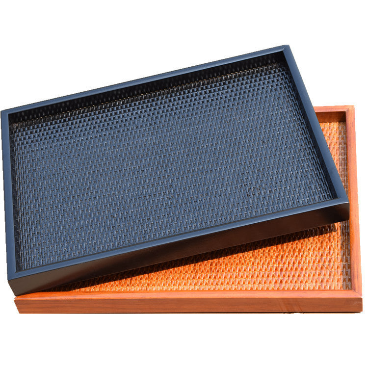 Handmade Rattan Wooden Tray