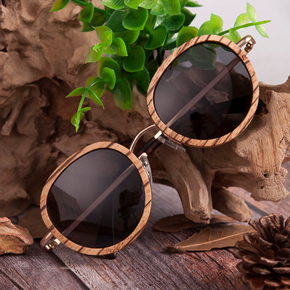 Full Wooden Ladies Sunglasses