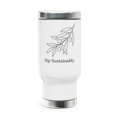 Sip Sustainably Stainless Steel Travel Mug (14oz)