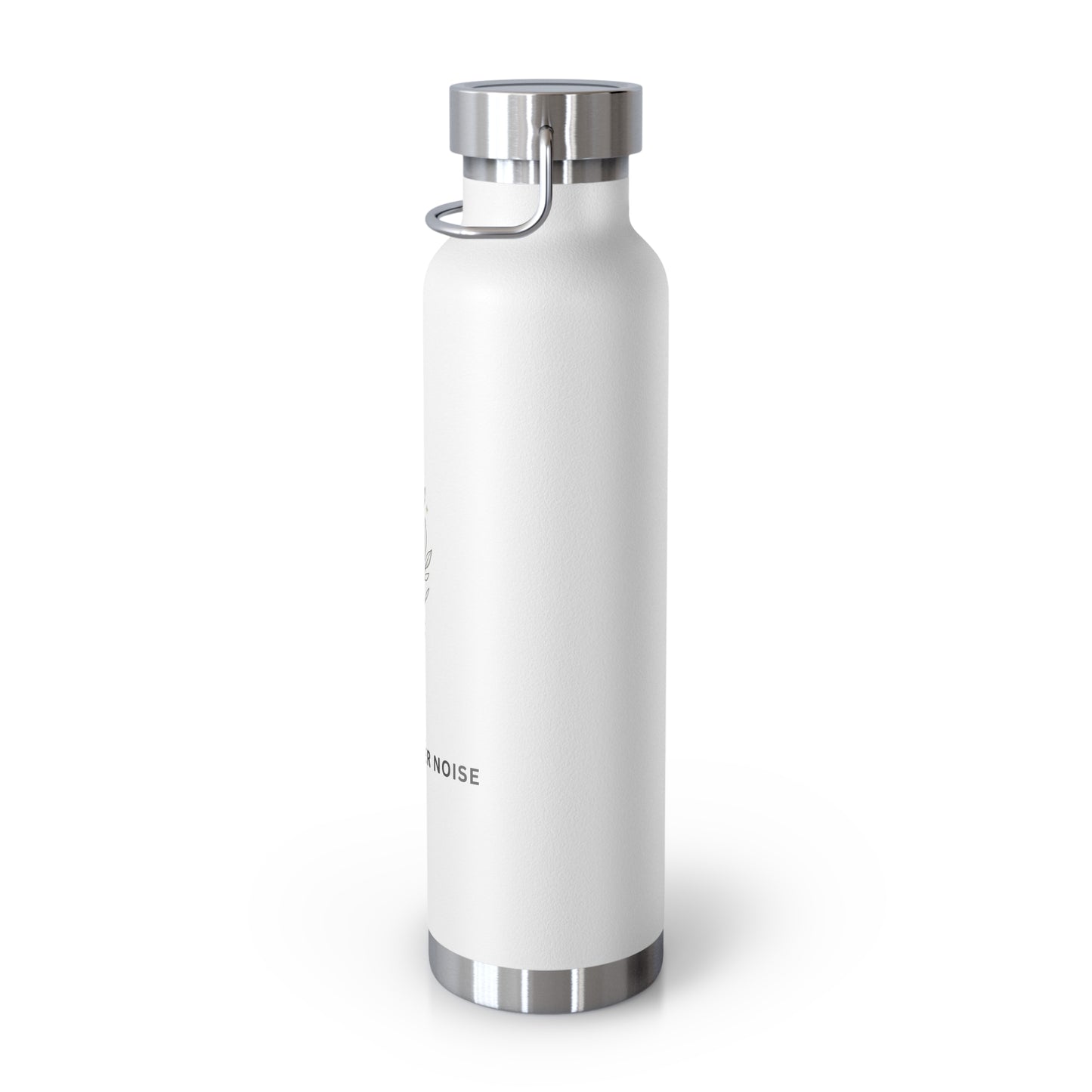 Nature Over Noise 22oz Vacuum Insulated Water Bottle — Stainless Copper-Lined Thermal Bottle