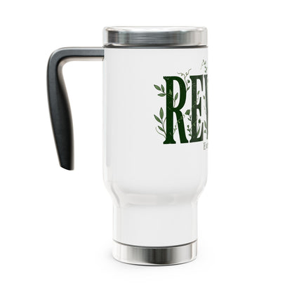 Rewild Everything Travel Mug — 14oz Stainless Steel Insulated Handle Mug