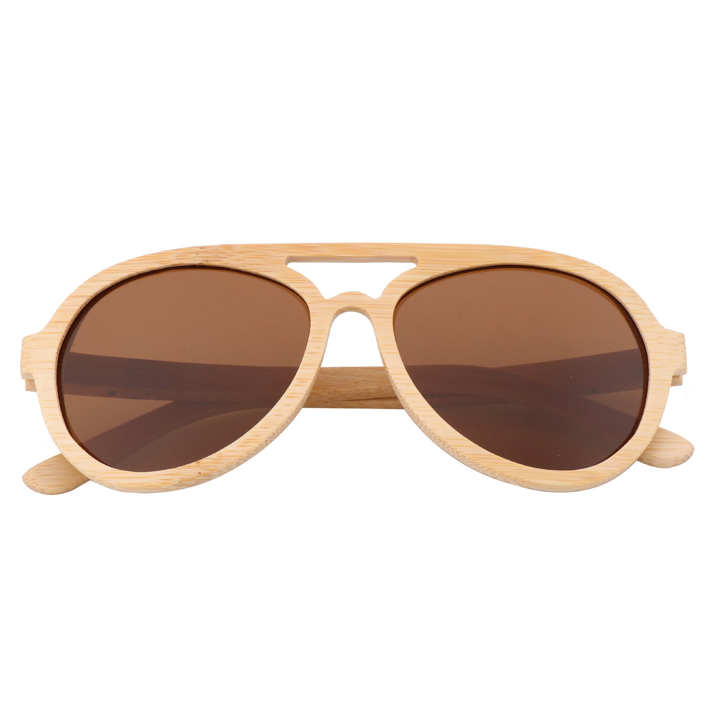 Unisex Wooden Frame Sunglasses