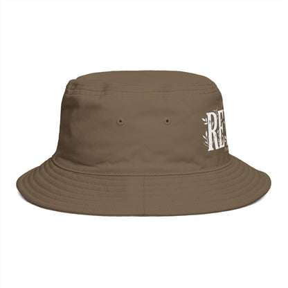 Rewild Everything Bucket Hat — Brown Outdoor Nature Hat