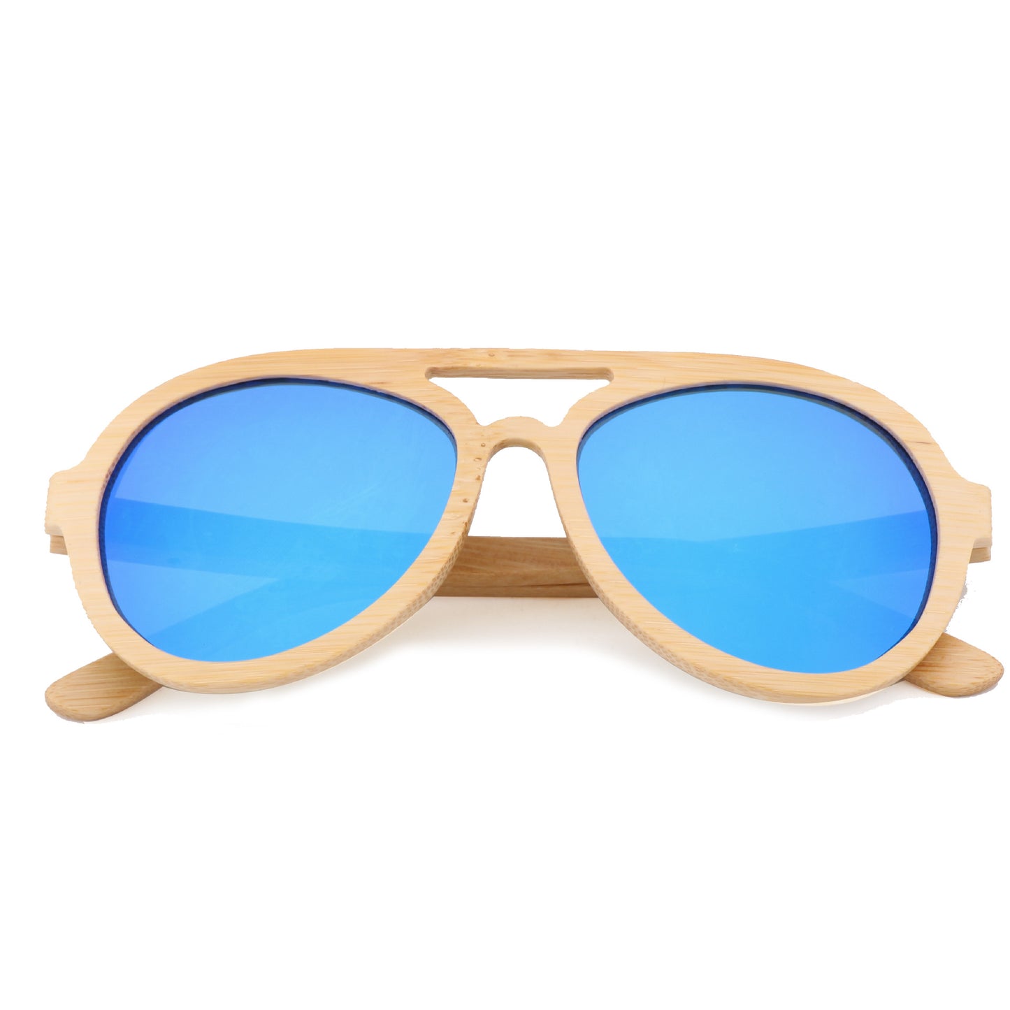 Unisex Wooden Frame Sunglasses