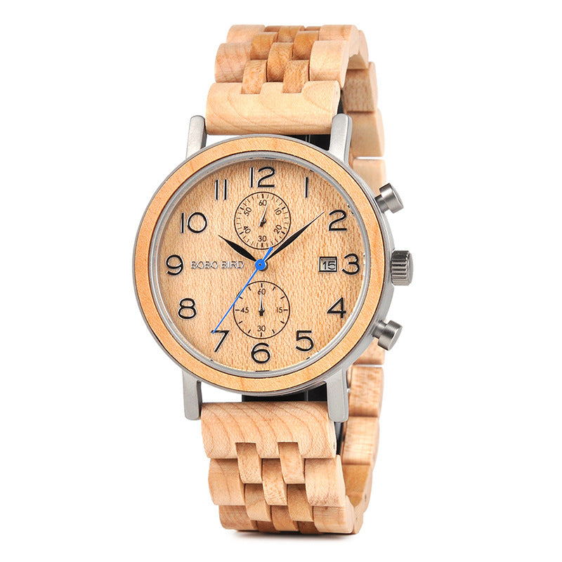 Business Quartz Movement Wood Watch