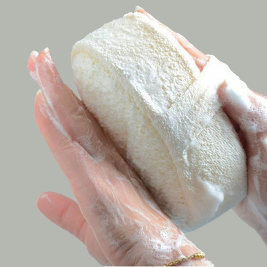 Natural Loofah Sponge — Exfoliating Bath Scrubber