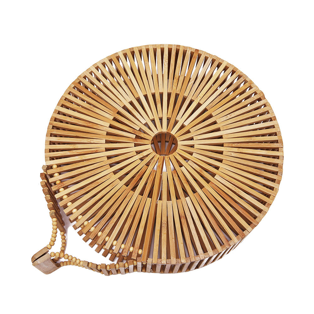 Bamboo Woven Beach Bag