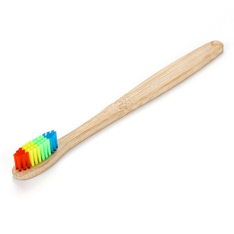 Rainbow Bamboo Toothbrush