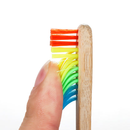 Rainbow Bamboo Toothbrush