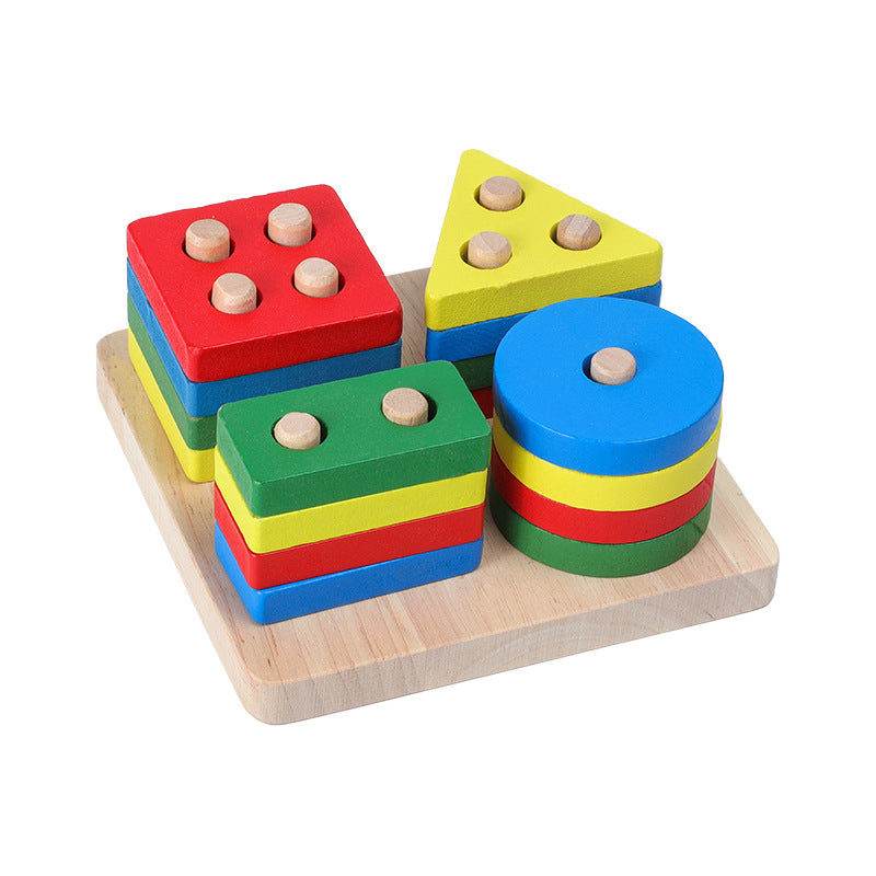 Wooden Rattles Educational Toy