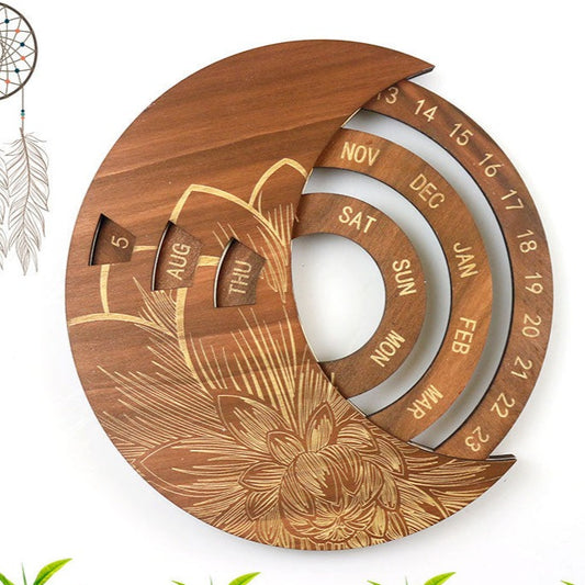 Wooden Wall Calendar