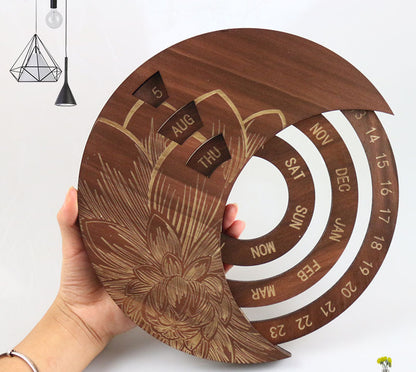 Wooden Wall Calendar