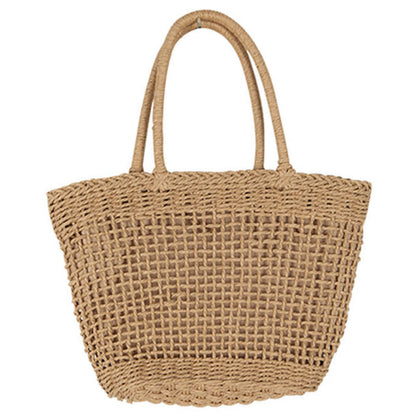 Hand-Woven Straw Bag