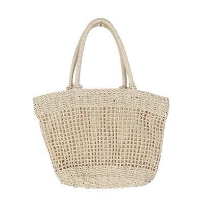 Hand-Woven Straw Bag