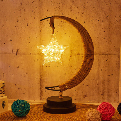 Led Star Moon Apple Christmas Decoration Lights