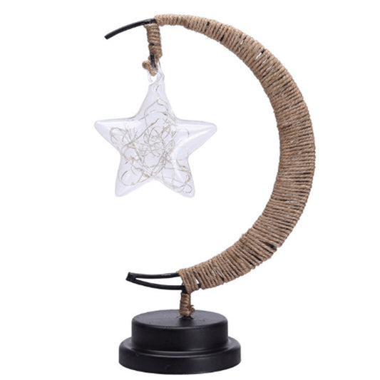 Led Star Moon Apple Christmas Decoration Lights