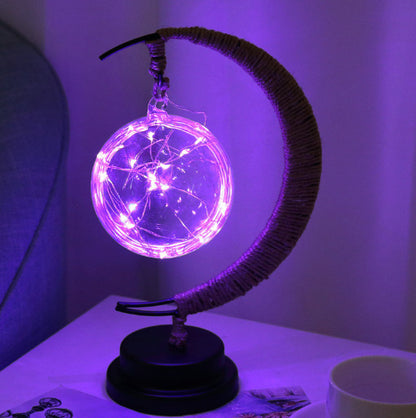 Led Star Moon Apple Christmas Decoration Lights