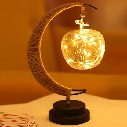 Led Star Moon Apple Christmas Decoration Lights