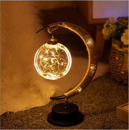Led Star Moon Apple Christmas Decoration Lights