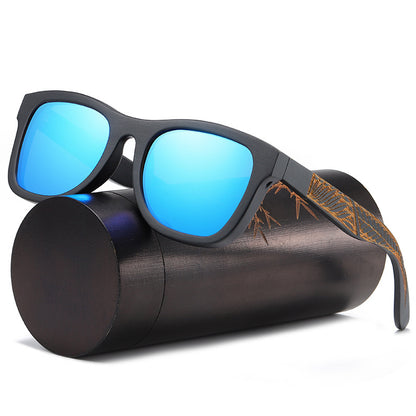 Retro Bamboo Wooden Fashion Men's Sunglasses