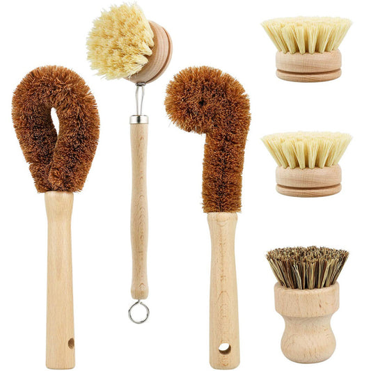 Bamboo And Beech Wood Cleaning Brush