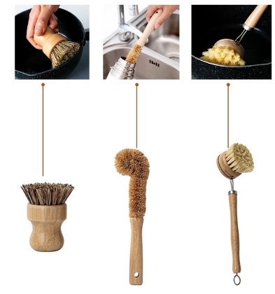 Bamboo And Beech Wood Cleaning Brush