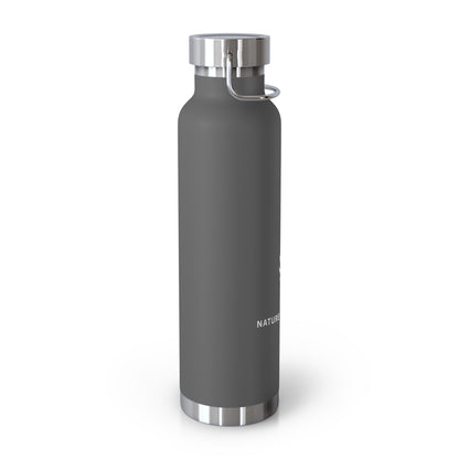 Nature Over Noise 22oz Vacuum Insulated Water Bottle — Stainless Copper-Lined Thermal Bottle