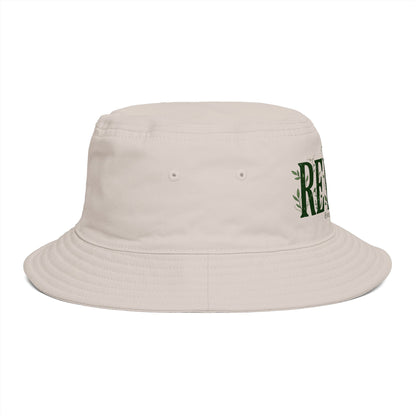 Rewild Everything Bucket Hat — Brown Outdoor Nature Hat
