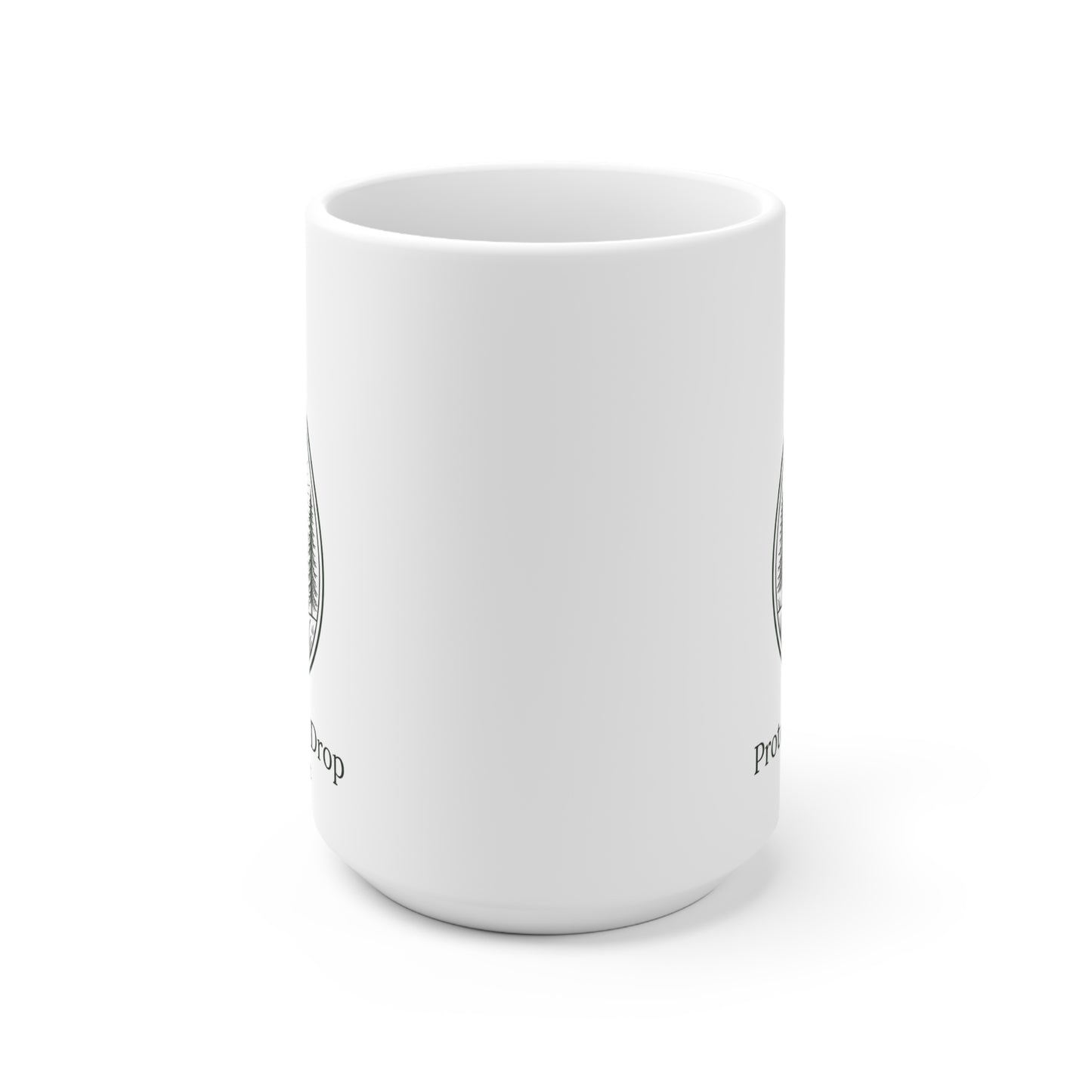 Ceramic Mug - "Protect Every Drop" Eco Water Conservation Coffee Cup