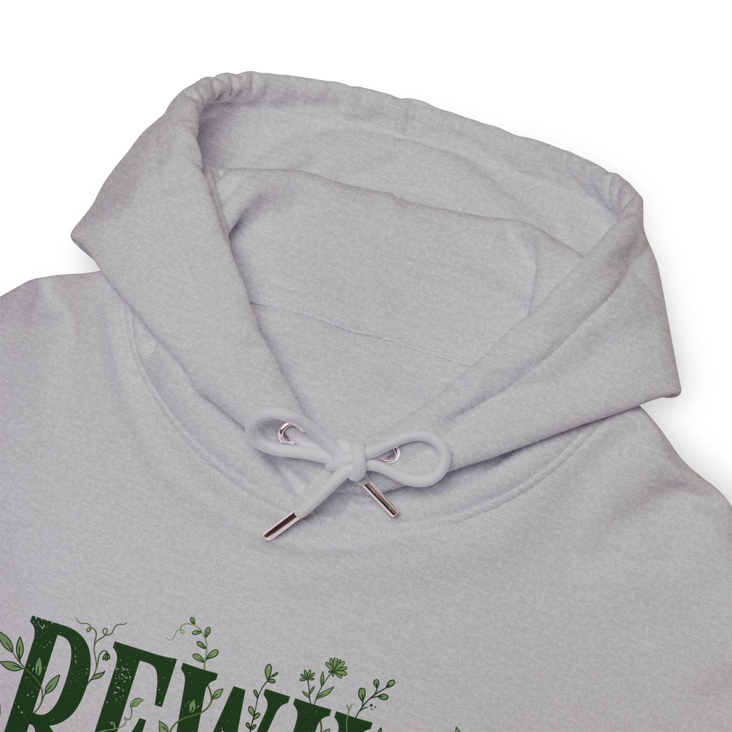 Rewild Hoodie — Botanical 'Rewild Everything' Eco Nature Sweatshirt