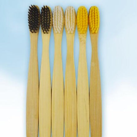Wooden Bamboo Charcoal Toothbrush