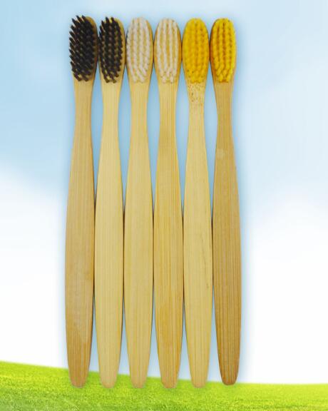 Wooden Bamboo Charcoal Toothbrush