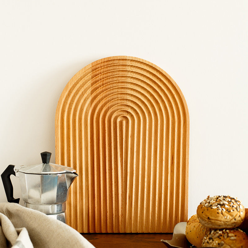 Geometric Wooden Tray